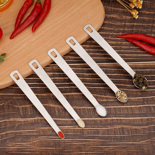 5pcs Stainless Steel Measuring Spoons Set Baking Cooking Tools