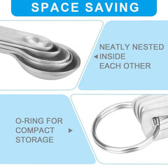 5pcs Stainless Steel Measuring Spoons Set Baking Cooking Tools