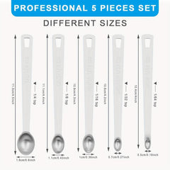 5pcs Stainless Steel Measuring Spoons Set Baking Cooking Tools