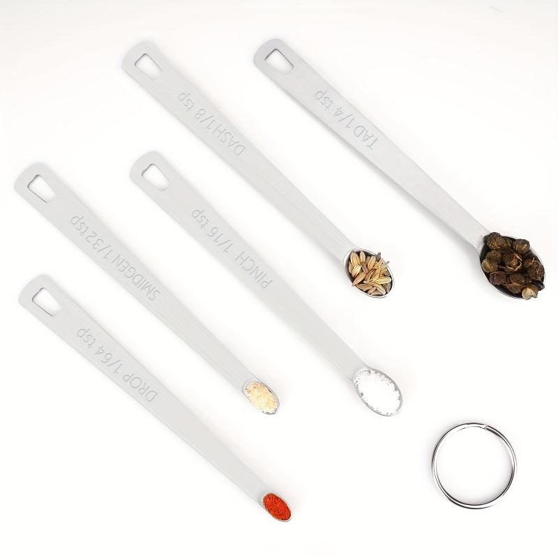 5pcs Stainless Steel Measuring Spoons Set Baking Cooking Tools
