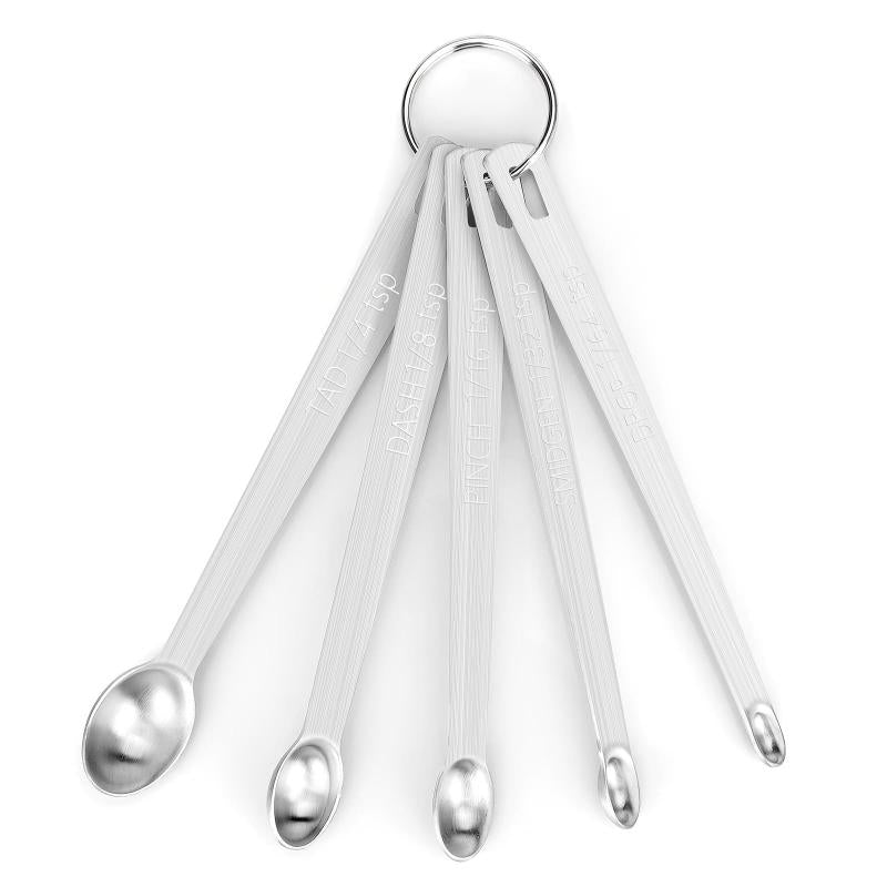 5pcs Stainless Steel Measuring Spoons Set Baking Cooking Tools