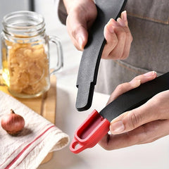 1pc 2-in-1 Silicone Fried Fish Spatula Clip Household Frying Steak Clip