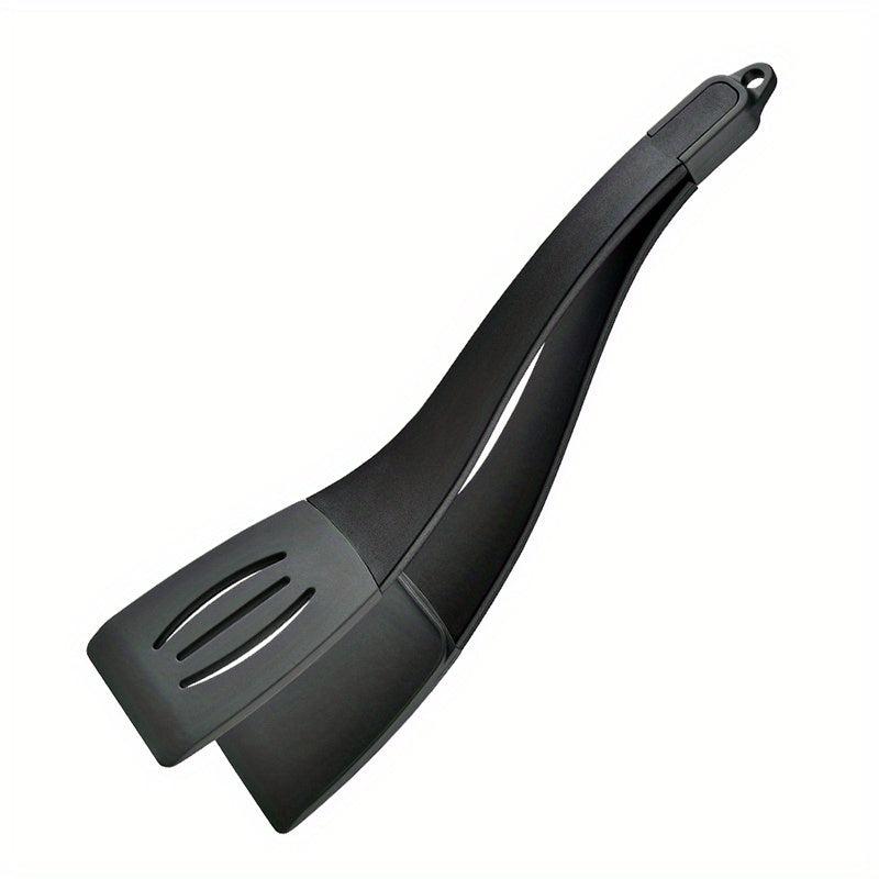 1pc 2-in-1 Silicone Fried Fish Spatula Clip Household Frying Steak Clip