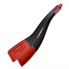 1pc 2-in-1 Silicone Fried Fish Spatula Clip Household Frying Steak Clip