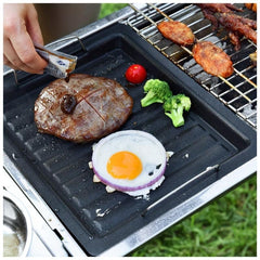 Large Nonstick Grill Pan for Stovetop Enamel Frying Pan