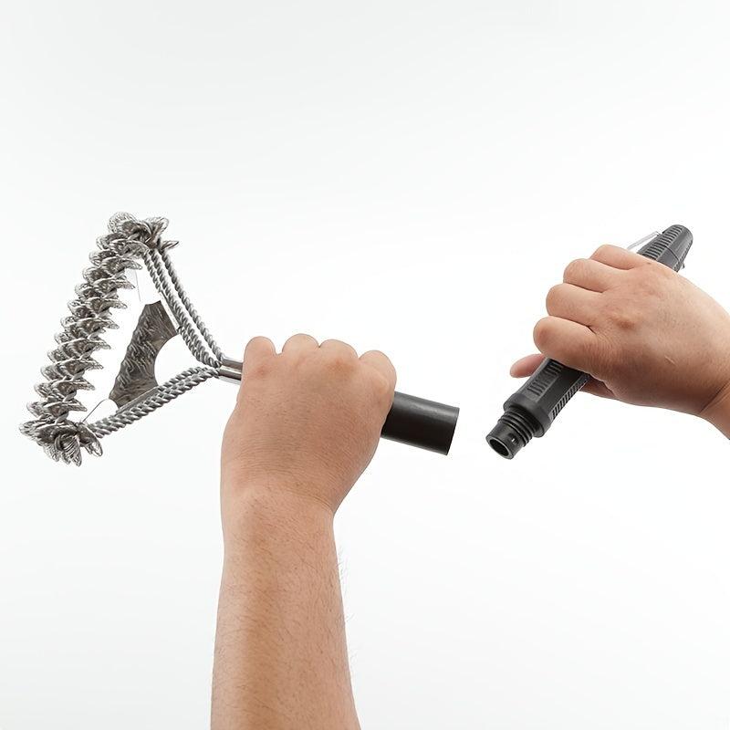Stainless Steel Grill Brush 16in BBQ Cleaning Brush BBQ Tool
