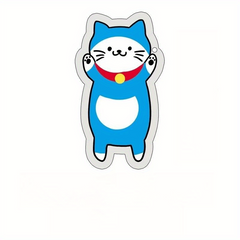Cartoon Cat Dishwashing Sponge Brush Pot Durable Artifact Thickened Washing