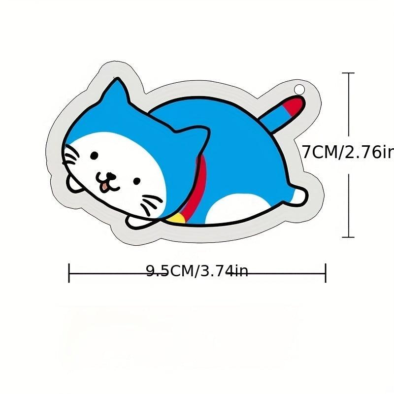 Cartoon Cat Dishwashing Sponge Brush Pot Durable Artifact Thickened Washing
