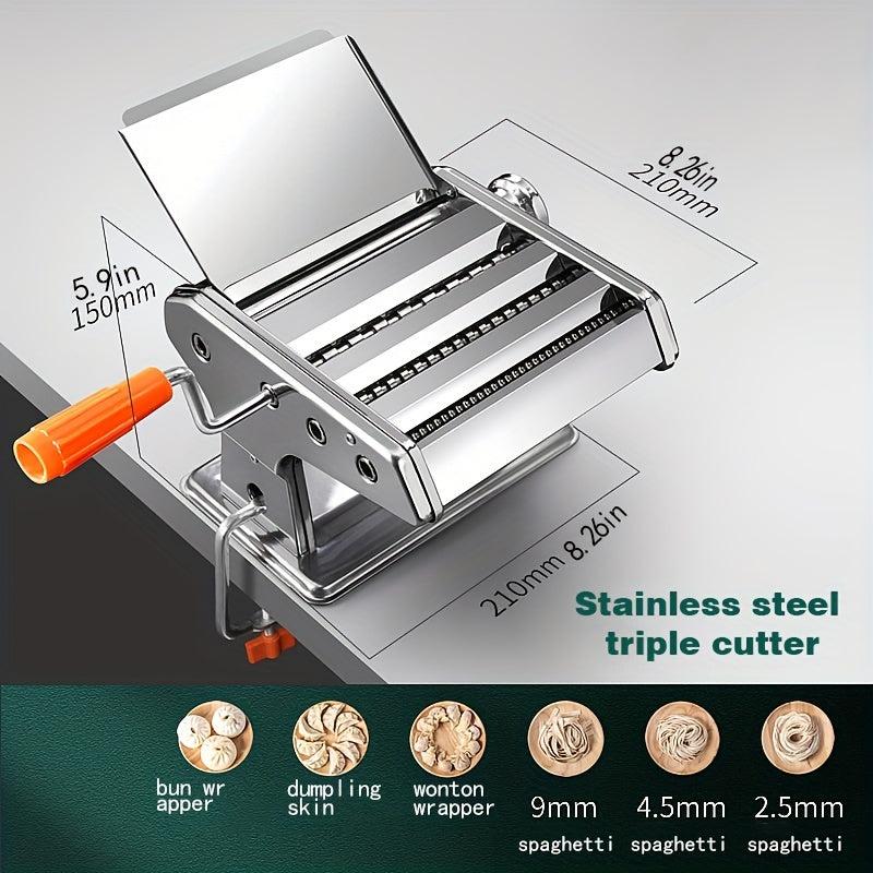 Pasta Maker Machine Roller Adjustable Thickness Manual Noodles Maker