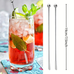 Stainless Steel Drink Swizzle Stick Cocktail Stirrer