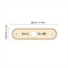 Patterned Faucet Mat Letter Graphic Drying Mat Drain Pad