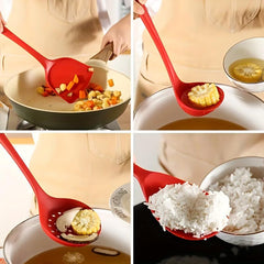 4pcs Silicone Kitchen Utensils Set Heat Resistant Cooking Spatula Spoon Frying