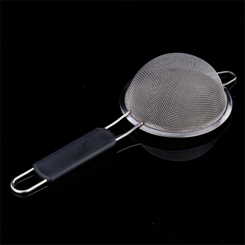 Stainless Steel Large Colander Soybean Milk Ladle Filter Spoon Flour Sieve