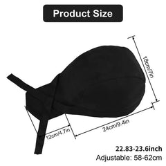 2pcs Chef Hats Adjustable Breathable Chef Clothing