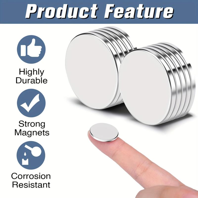 20pcs Neodymium Magnets 20x2mm Rare Earth Strong Magnets For Crafts
