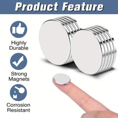 20pcs Neodymium Magnets 20x2mm Rare Earth Strong Magnets For Crafts