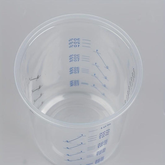 10pcs 50pcs Paint Mixing Calibrated Cup 600ml Mixing Pots