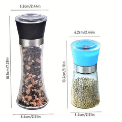 Pepper and Sea Salt Grinder Manual Spice Mill Kitchen Gadget