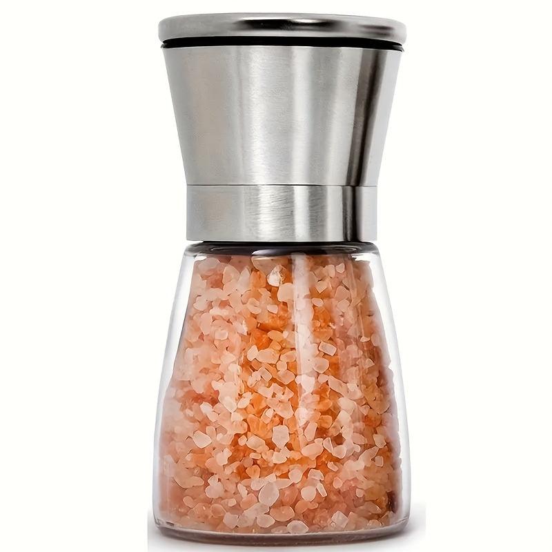 Manual Pepper Grinder Sea Salt Glass Spice Grinder
