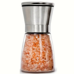 Manual Pepper Grinder Sea Salt Glass Spice Grinder