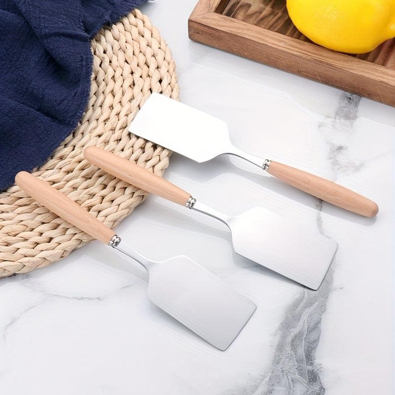 Stainless Steel Long Handle Moxibustion Mud Shovel Mixing Shovel