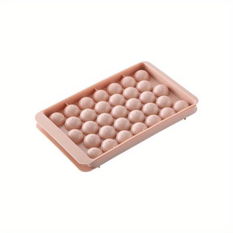 Ice Cube Tray 33 Cavity Ice Ball Mold Easy Release Ice Maker for Soft Drinks