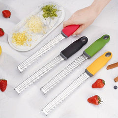 Stainless Steel Lemon Zester Cheese Grater Manual Ginger Shred