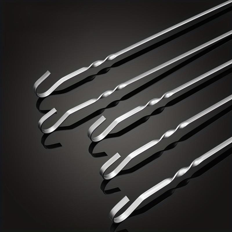 20pcs Stainless Steel BBQ Skewers Multifunctional Needles Sticks