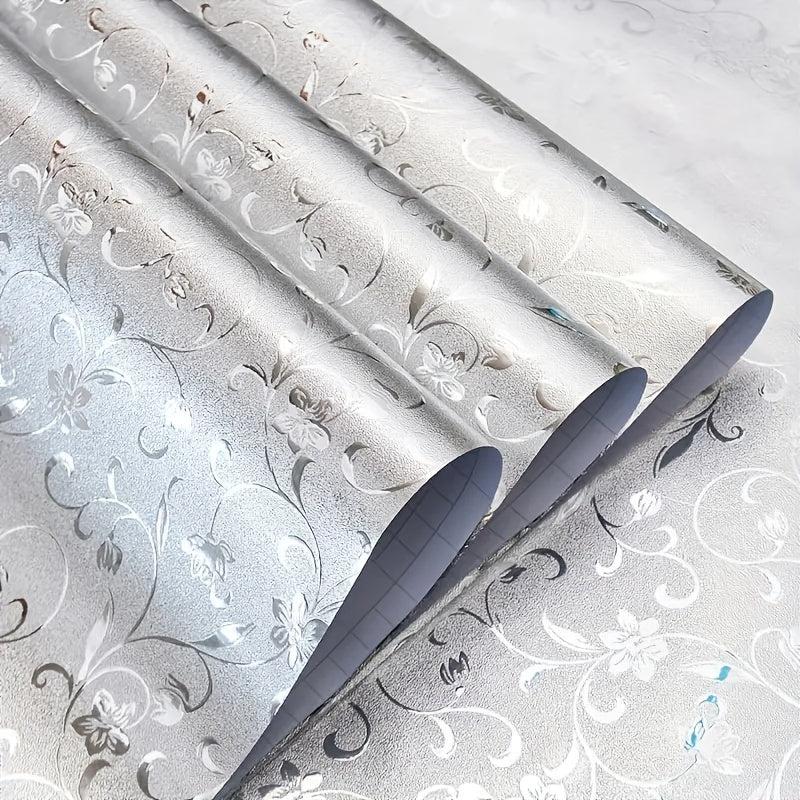 Kitchen Backsplash Stickers Self Adhesive Aluminum Foil Waterproof Wallpaper