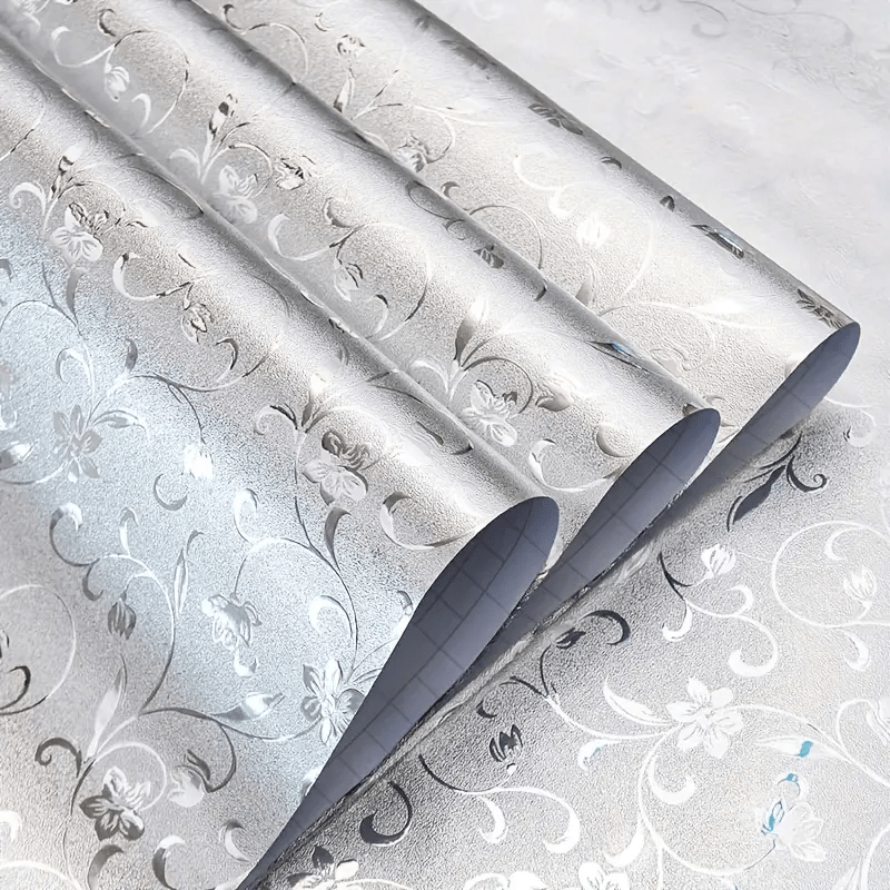 Kitchen Backsplash Stickers Self Adhesive Aluminum Foil Waterproof Wallpaper
