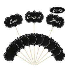 24pcs Chalkboard Cheese Markers for Charcuterie Board Buffet Labels