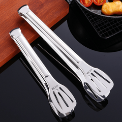 Stainless Steel Non-Slip BBQ Tongs for Cooking and Grilling