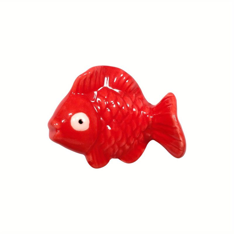Goldfish Chopstick Rest Ceramic Spoon Fork Holder