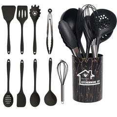 44pcs Silicone Kitchen Utensils Set Non stick Cooking Spatula Spoon Baking Scrap