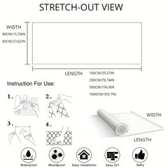 Waterproof Marble Wallpaper Self-Adhesive Wall Sticker