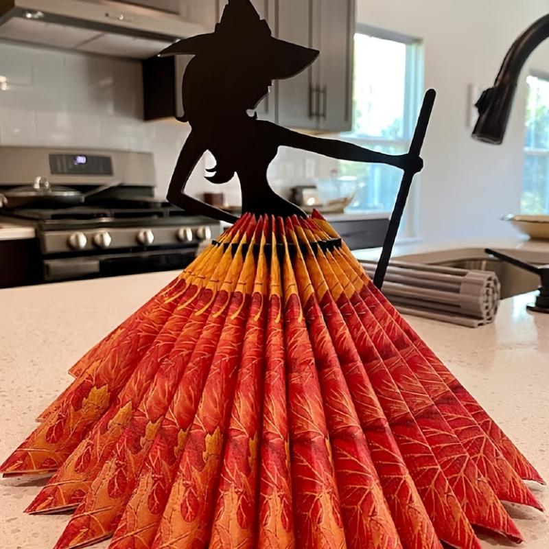Halloween Witch Napkin Holder Dining Table Accessory