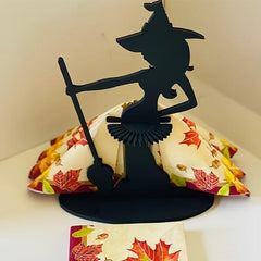 Halloween Witch Napkin Holder Dining Table Accessory