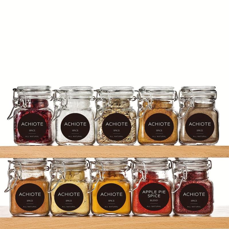 180pcs Spice Labels for Kitchen Glass Bottles