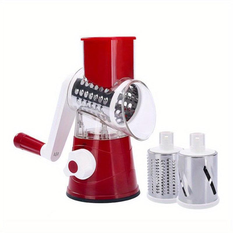 Manual Vegetable Cutter Hand Crank Kitchen Slicer Grater Potato Shred