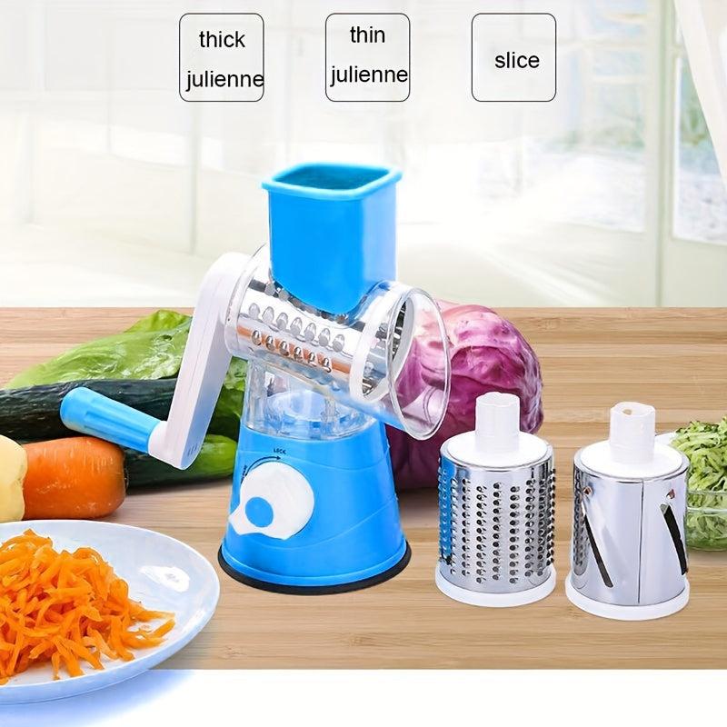 Manual Vegetable Cutter Hand Crank Kitchen Slicer Grater Potato Shred
