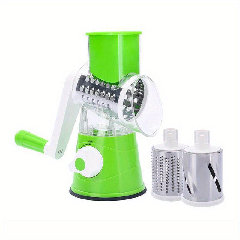 Manual Vegetable Cutter Hand Crank Kitchen Slicer Grater Potato Shred