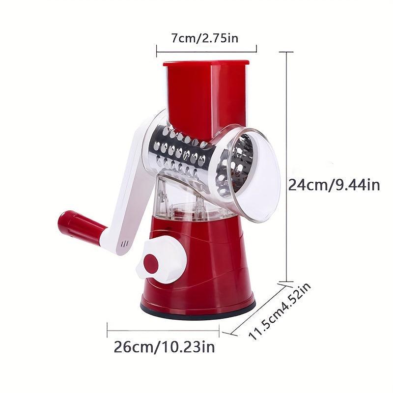 Manual Vegetable Cutter Hand Crank Kitchen Slicer Grater Potato Shred