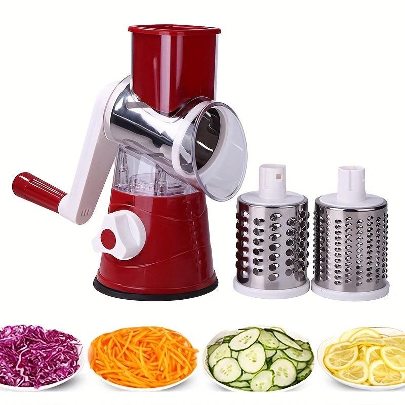 Manual Vegetable Cutter Hand Crank Kitchen Slicer Grater Potato Shred