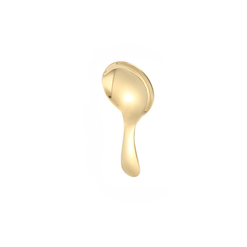 304 Stainless Steel Spoon Round Head Ice Cream Scoop Small Round Dessert Spoon