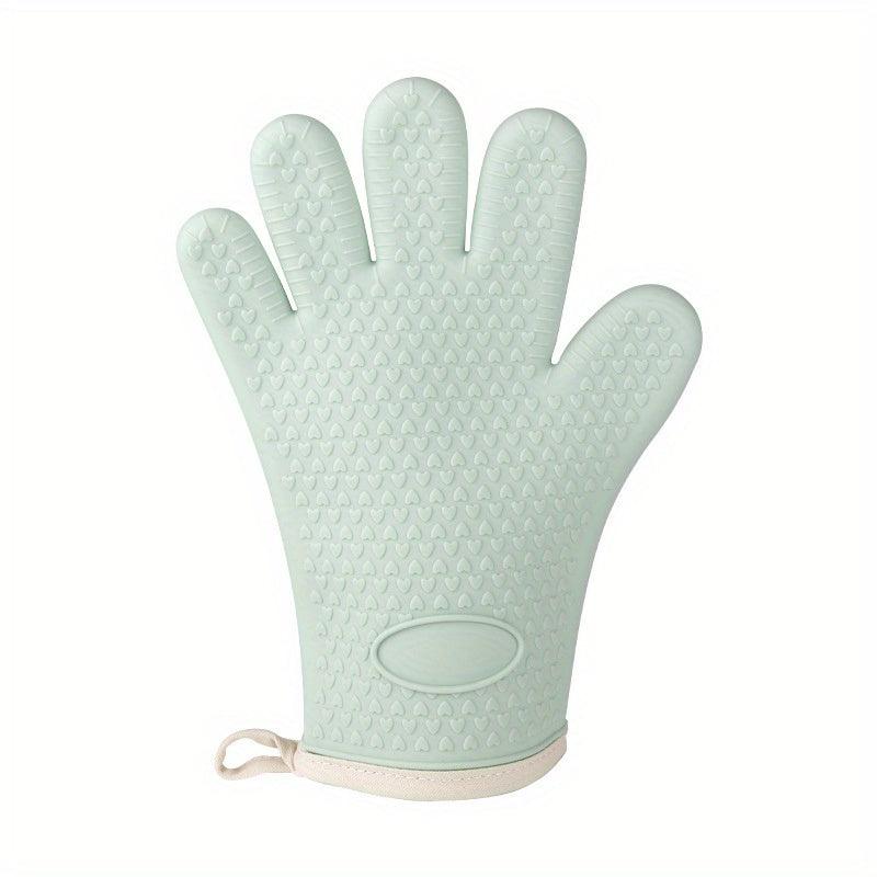 Silicone Oven Mitts Heat Resistant Grilling Gloves Non Slip Heat Gloves