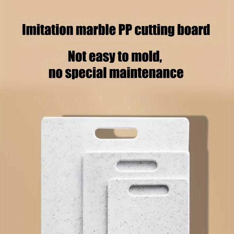 Marble Pattern PP Cutting Board Safety Cheese Charcuteri