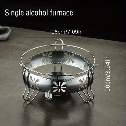 Stainless Steel Round Chafing Dish Buffet Set