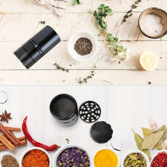5-Layer Aluminum Alloy Spice Grinder Large Capacity Kitchen Tool