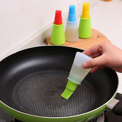 1pc Silicone BBQ Brush Basting Brushes Cake Bread Pastry Brush Cooking Utensil