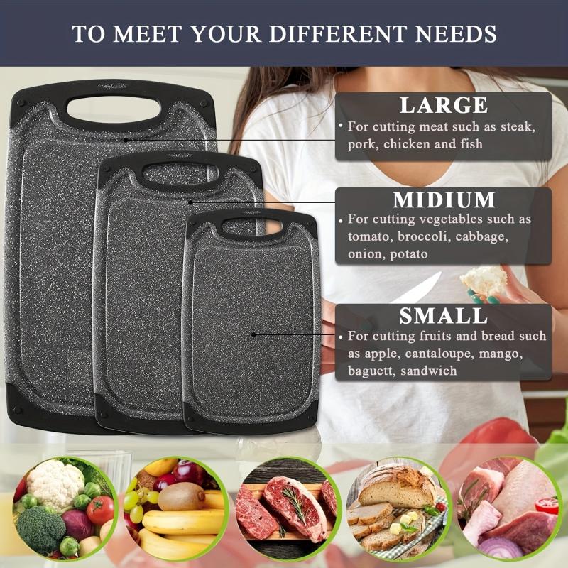 Plastic Cutting Board Dishwasher Safe Cutting Boards With Juice Grooves